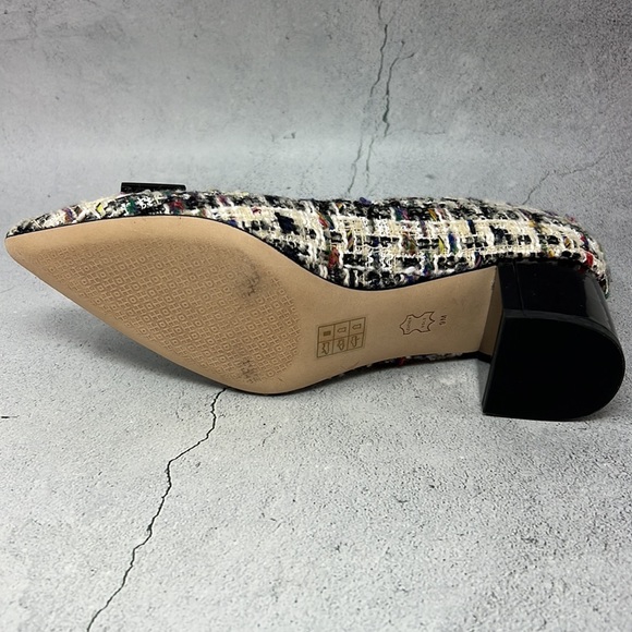 Tory Burch NWOT Gigi Tweed Pointy Toe Pump. - Picture 8 of 15